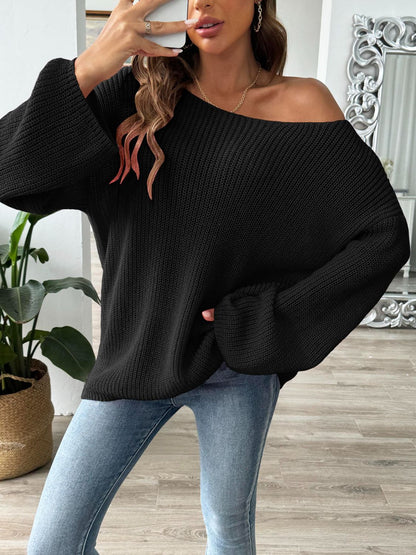 Round Neck Long Sleeve Sweater