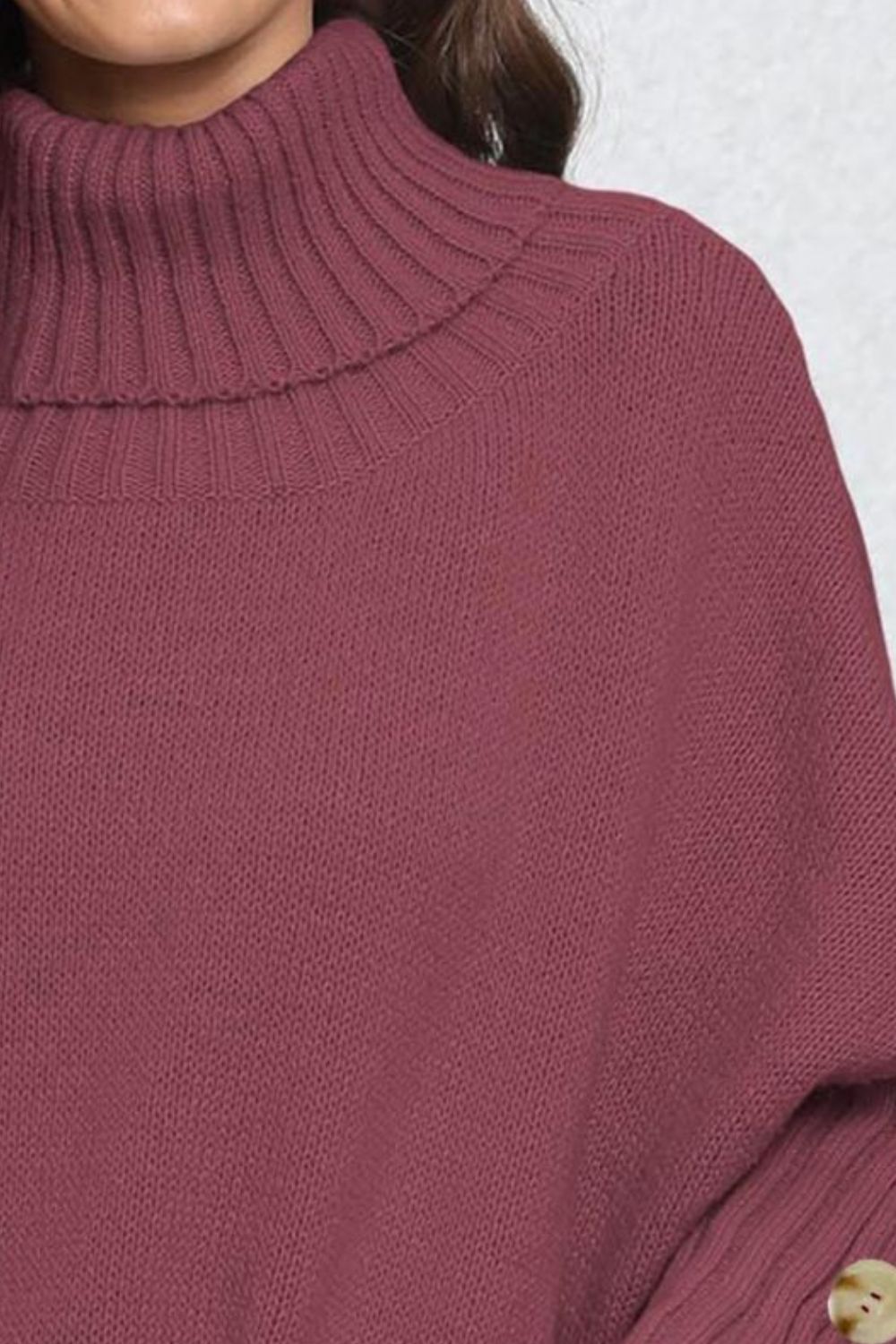 Turtleneck Long Sleeve Sweater