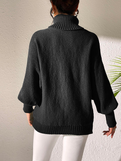 Turtleneck Long Sleeve Sweater