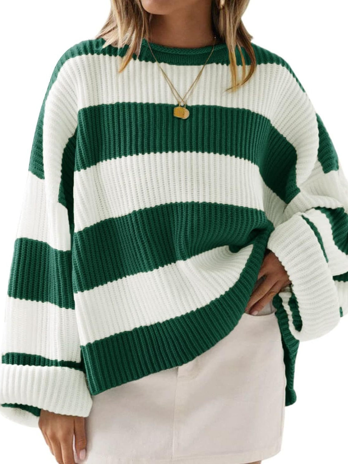 Round Neck Long Sleeve Sweater