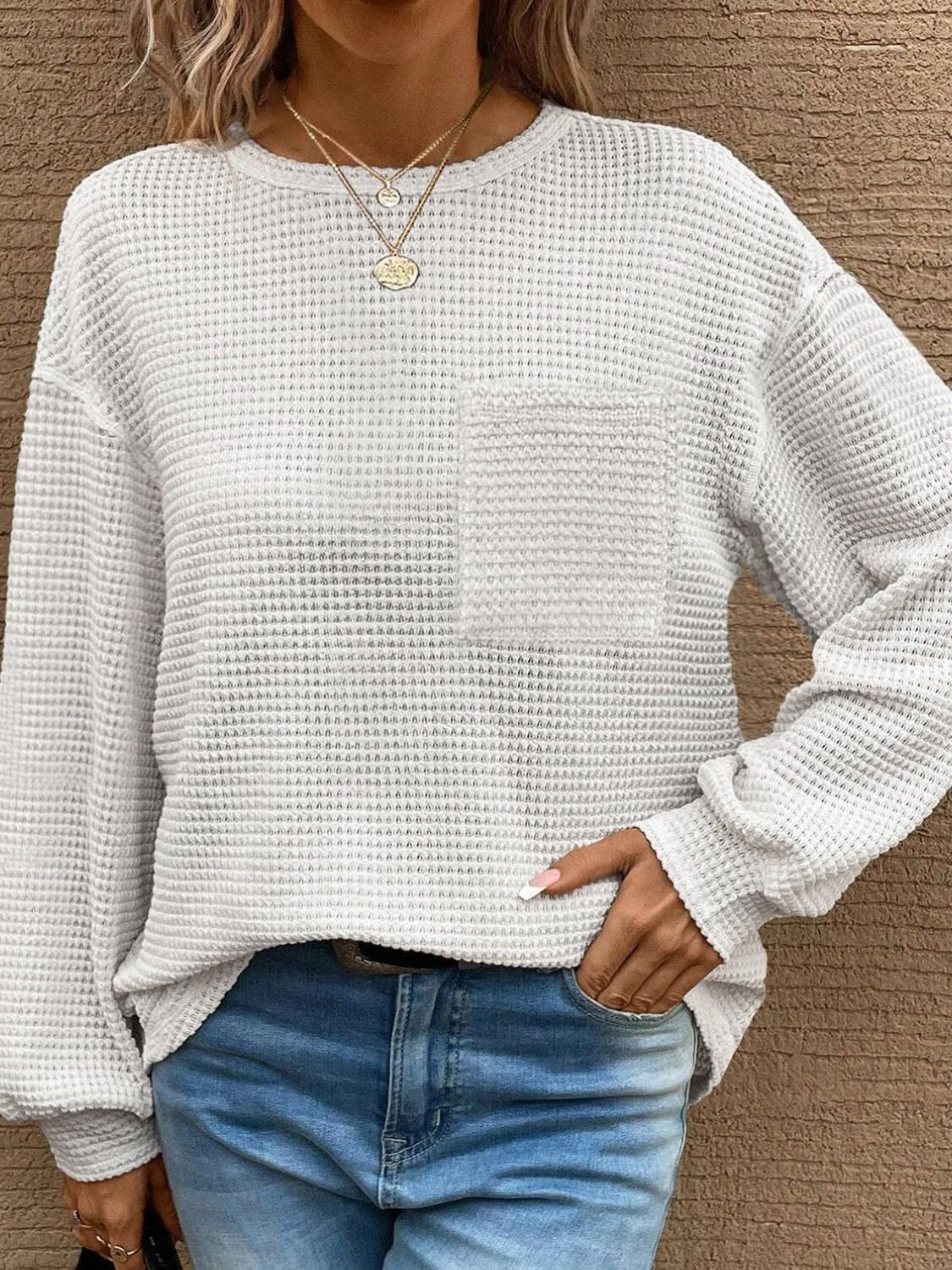 Round Neck Long Sleeve T-Shirt