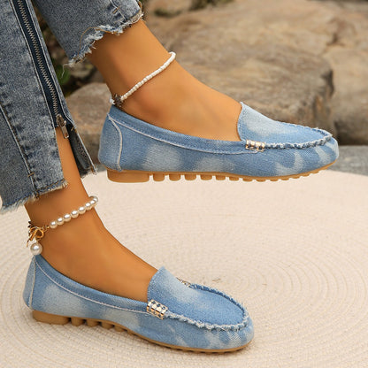 Round Toe Flat Loafers