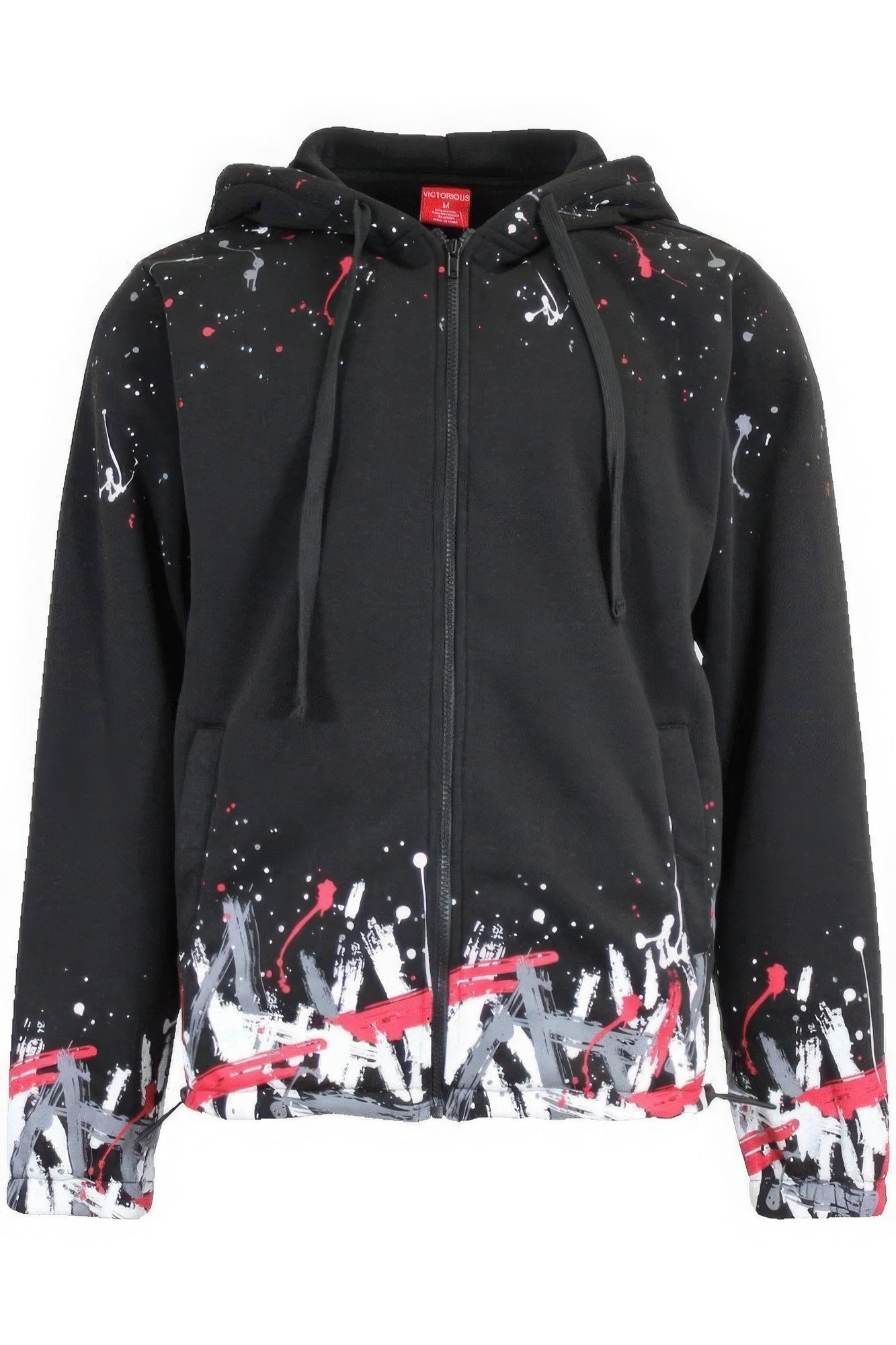 Men's Paint Splatter Fleece Set