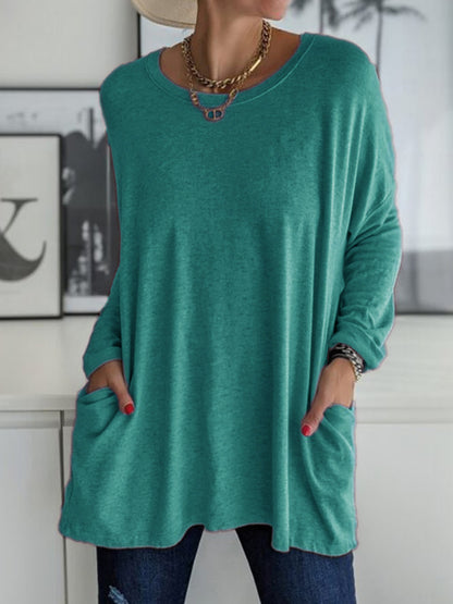 Full Size Round Neck Long Sleeve T-Shirt