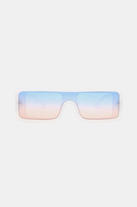 Polycarbonate Frame Rectangle Sunglasses