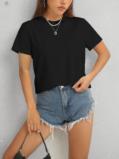 Round Neck Short Sleeve T-Shirt