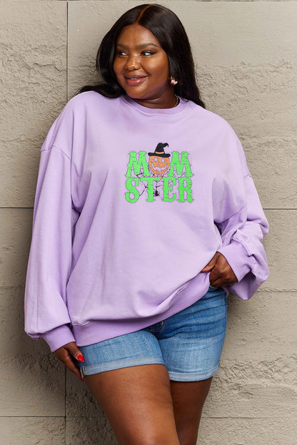 Drop Shoulder Graphic Sweatshirt