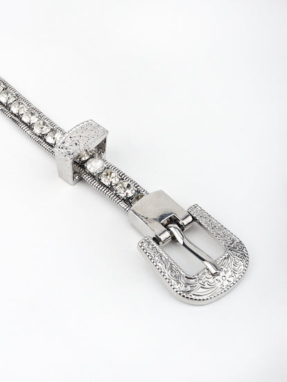 Rhinestone Metal Belt