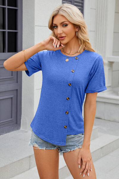 Round Neck Short Sleeve T-Shirt